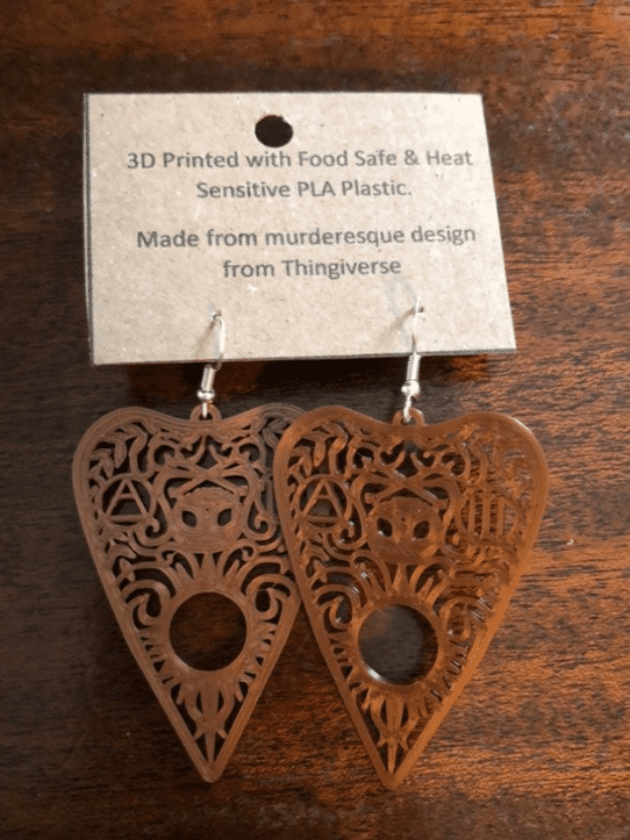 Gothic Planchette Earrings