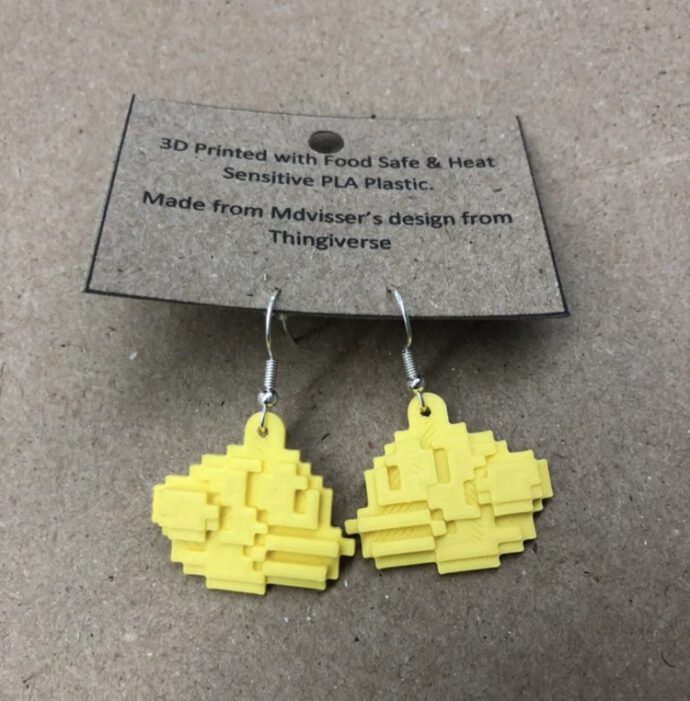 Flappy Bird Inspired Earrings