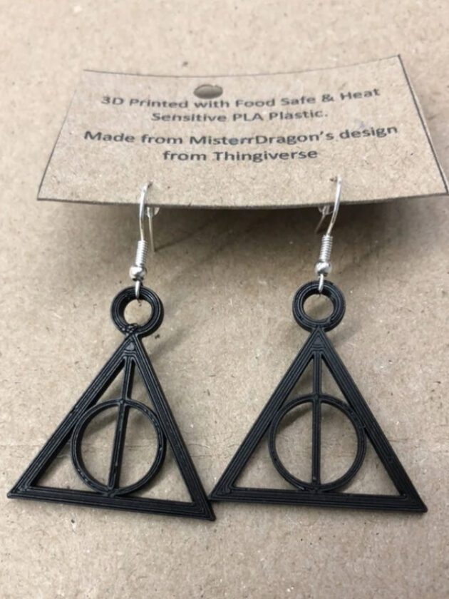 Deathly Hollows Inspired Earrings