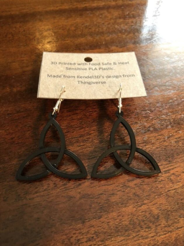 Celtic Knot 3 Point Earrings