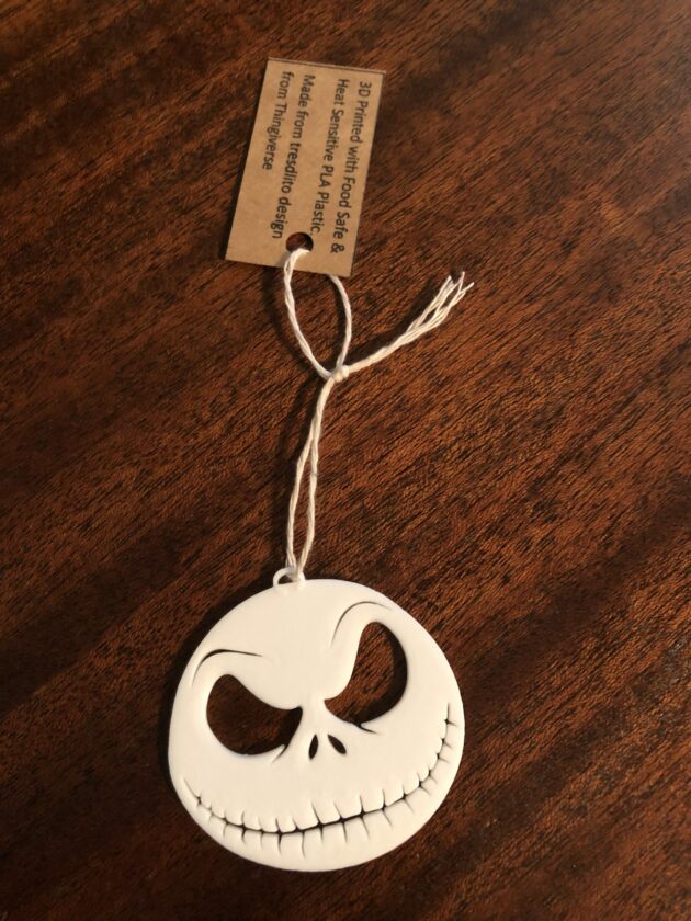 Jack Skellington inspired Pendant