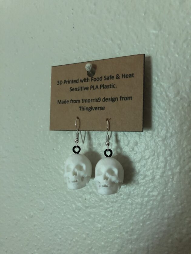 Human Skull Earings