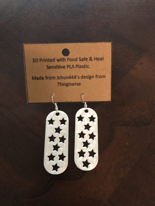Long 9-Star Earings