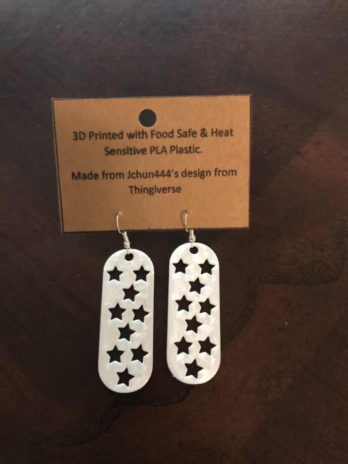 Long 9-Star Earings