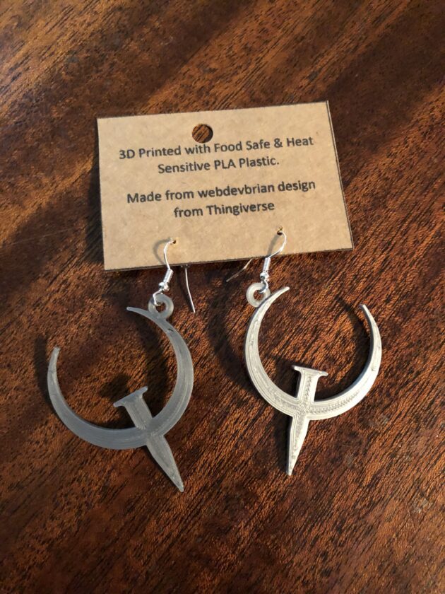 Quake Inspired Earrings