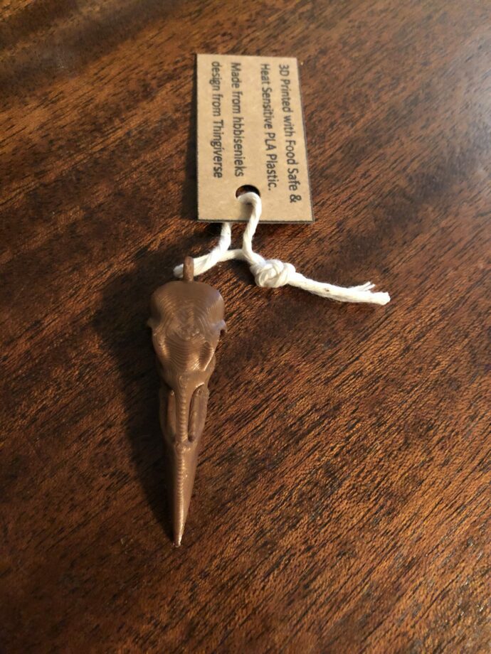 Raven Skull Pendant