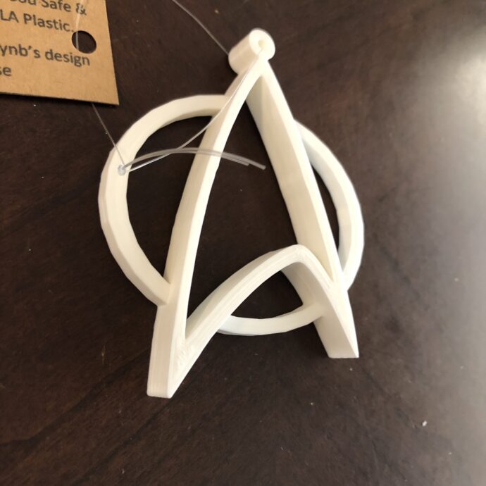 Star Trek inspired Christmas Ornament