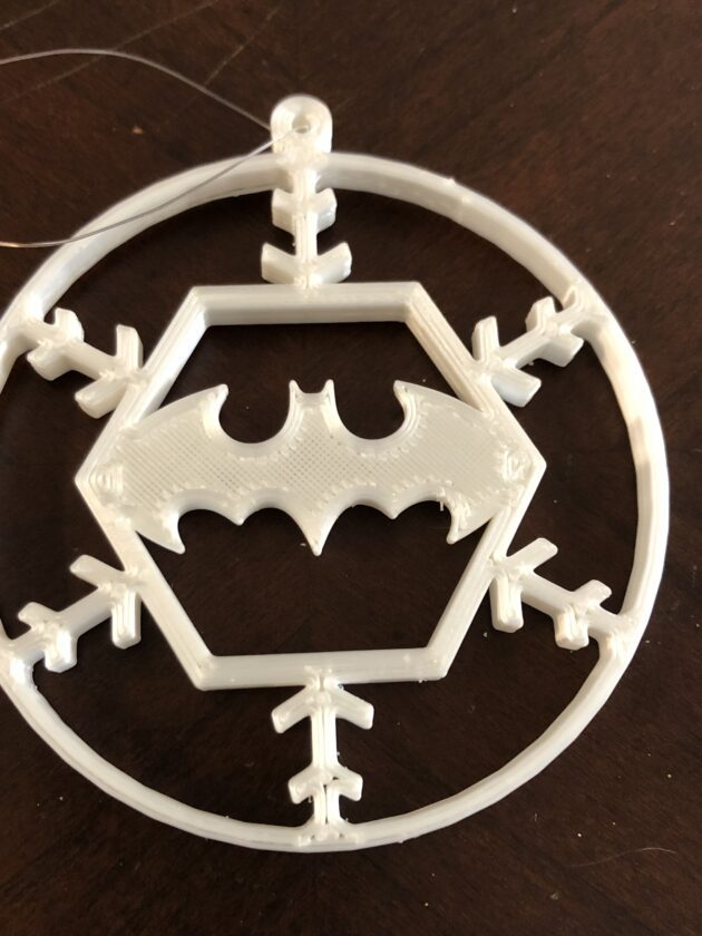 Batman inspired Christmas Ornament