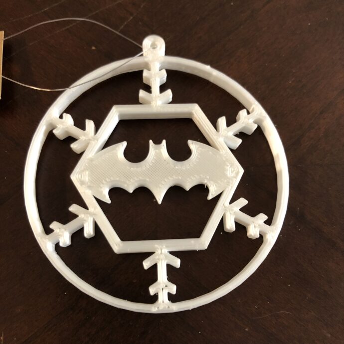 Batman inspired Christmas Ornament