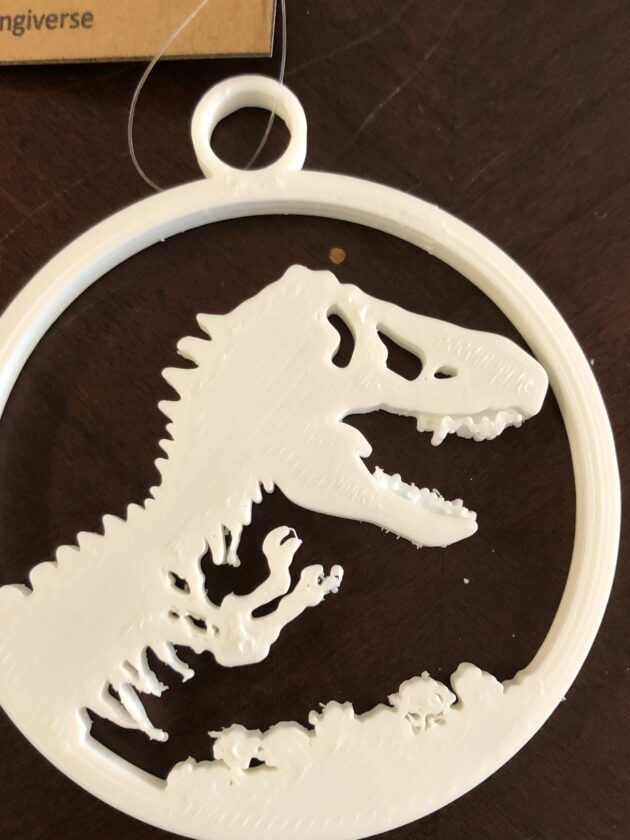 Jurassic Park inspired Christmas Ornament
