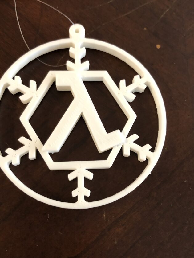 Half Life inspired Christmas Ornament