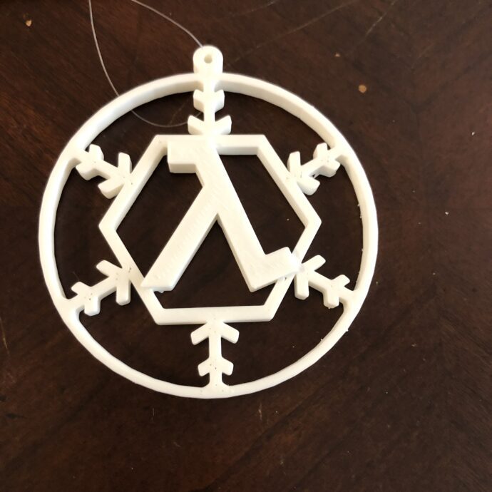 Half Life inspired Christmas Ornament