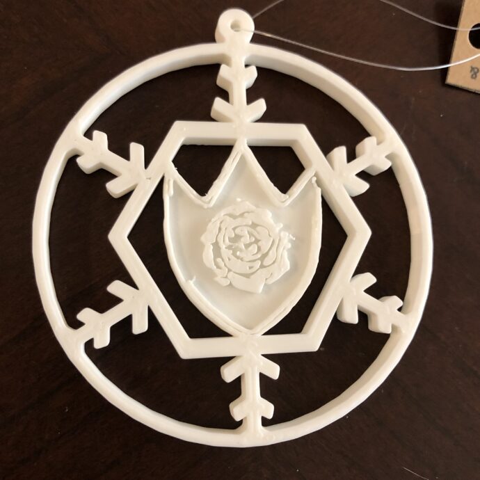 Thornwatch inspired Christmas Ornament