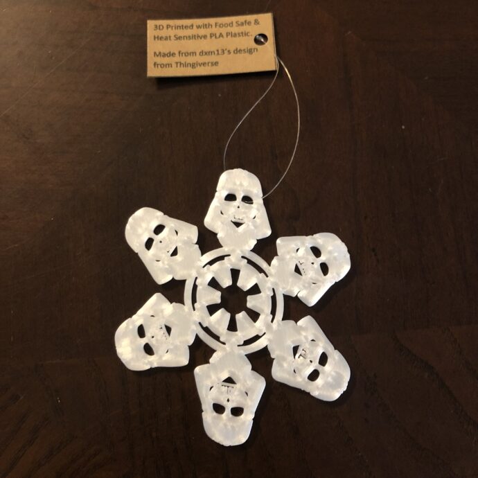 Star Wars inspired Darth Vader Christmas Ornament