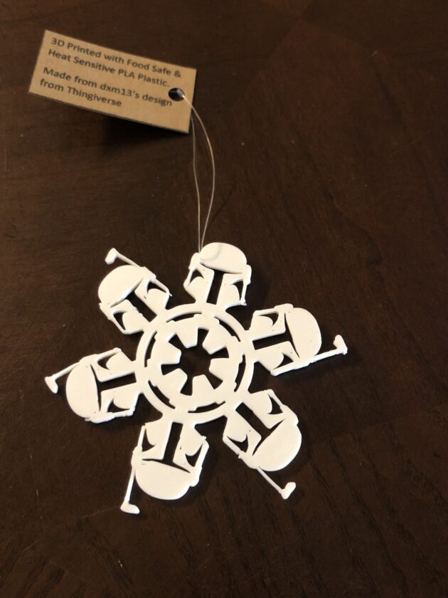 Star Wars inspired Mandalorian Christmas Ornament