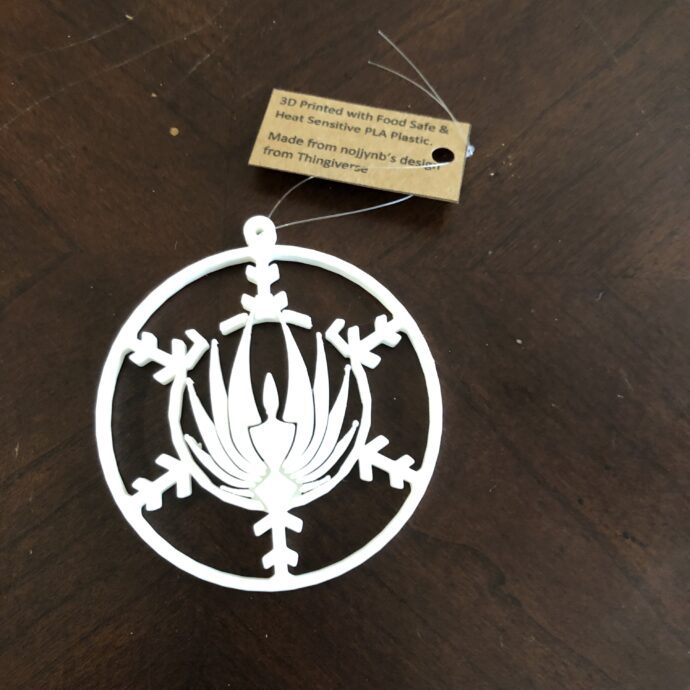 Battlestar Galactica inspired Christmas Ornament