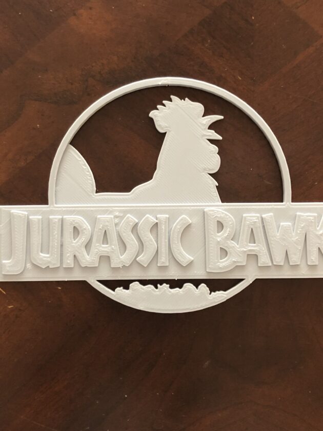 Jurassic Bawk Plaque