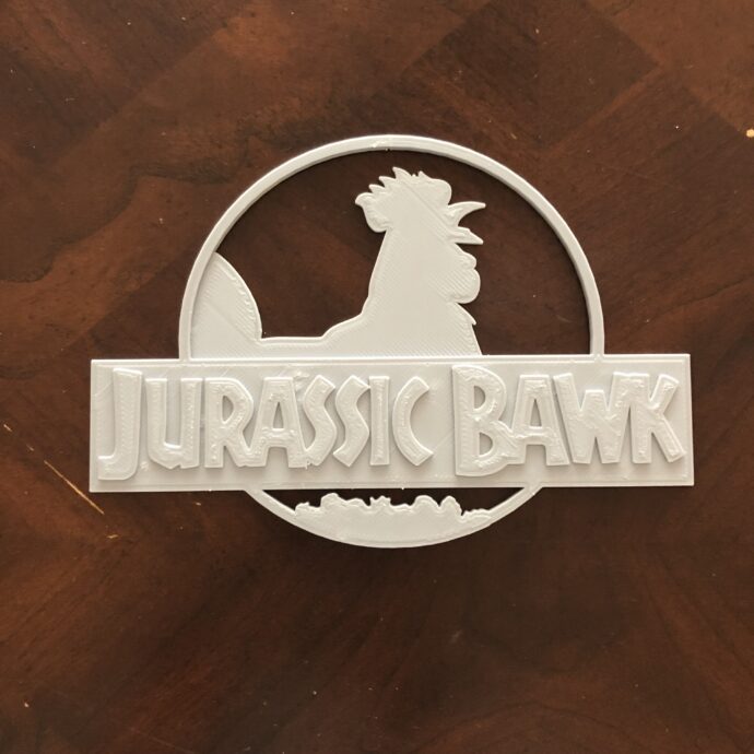 Jurassic Bawk Plaque