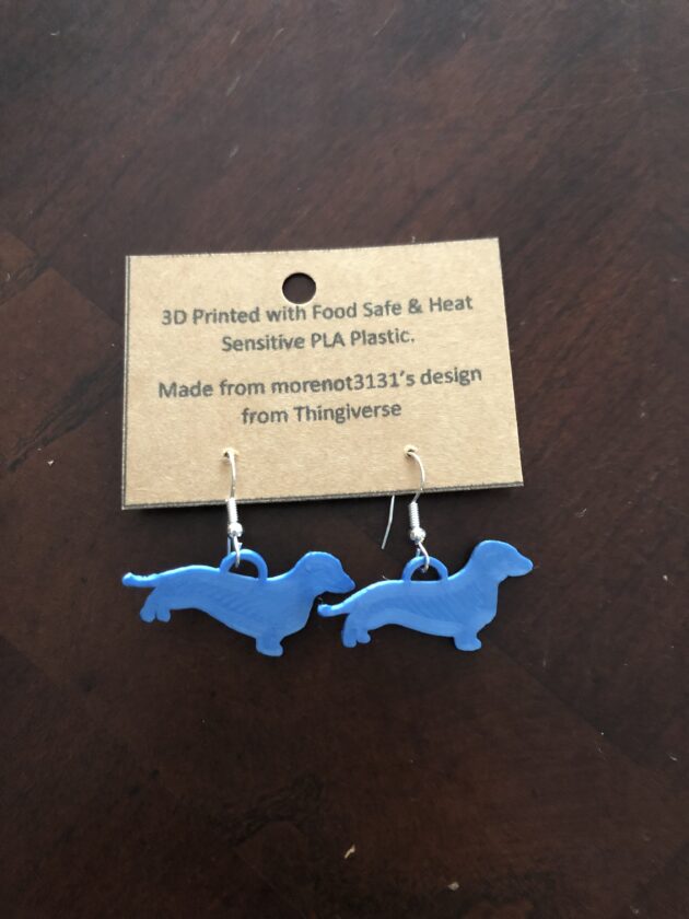 Dachshund Earring