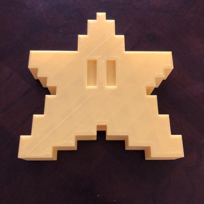 Mario inspired Star Tree Topper