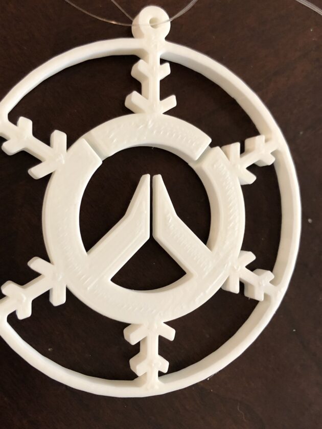 Overwatch inspired Christmas Ornament