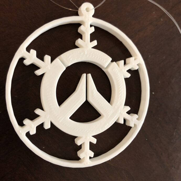 Overwatch inspired Christmas Ornament