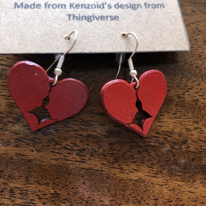 Heart Couple Earrings