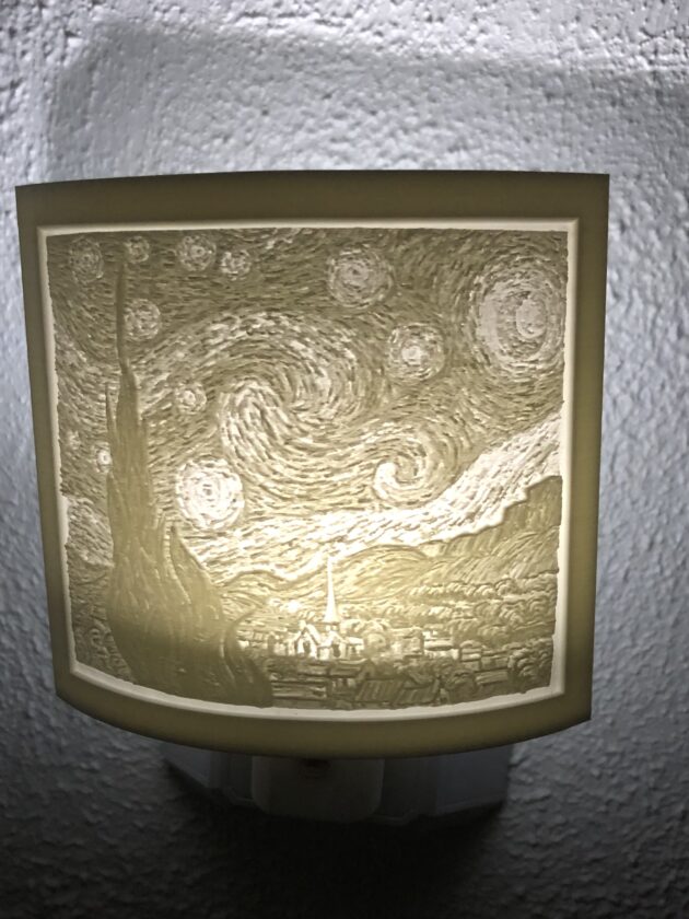 Starry Night Lithophane