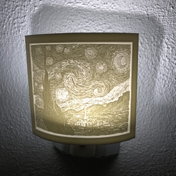 Starry Night Lithophane