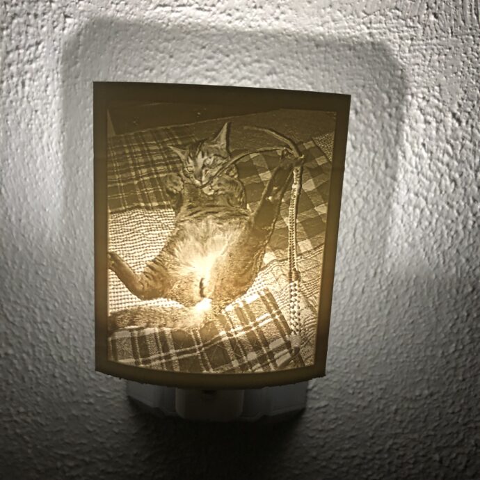 Personalized Lithophane Night Light