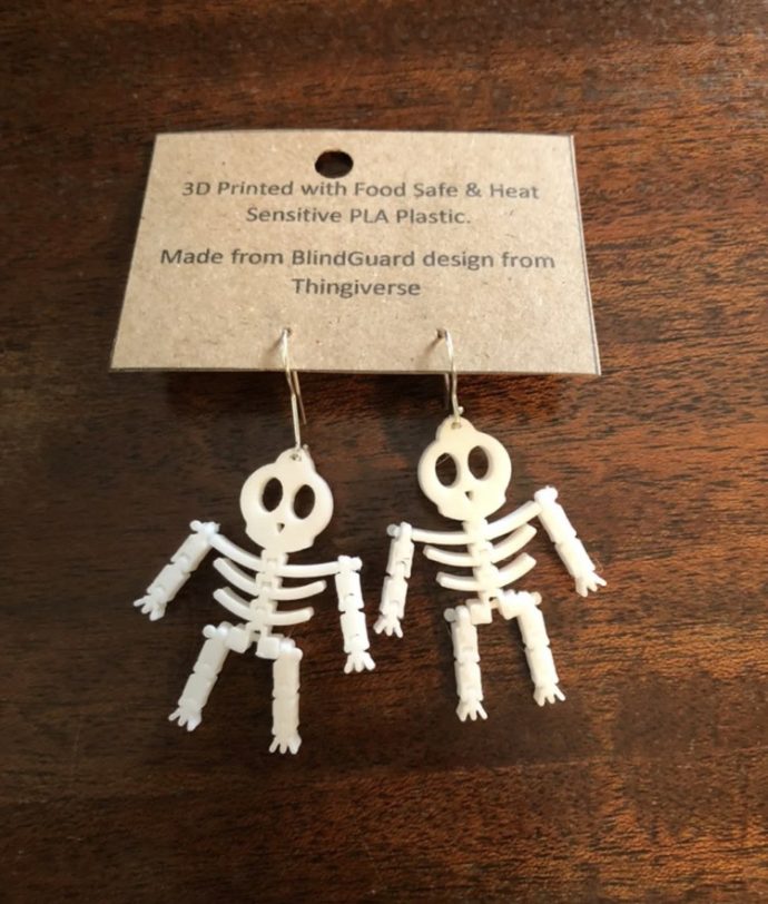 Flexi Skeleton Earrings