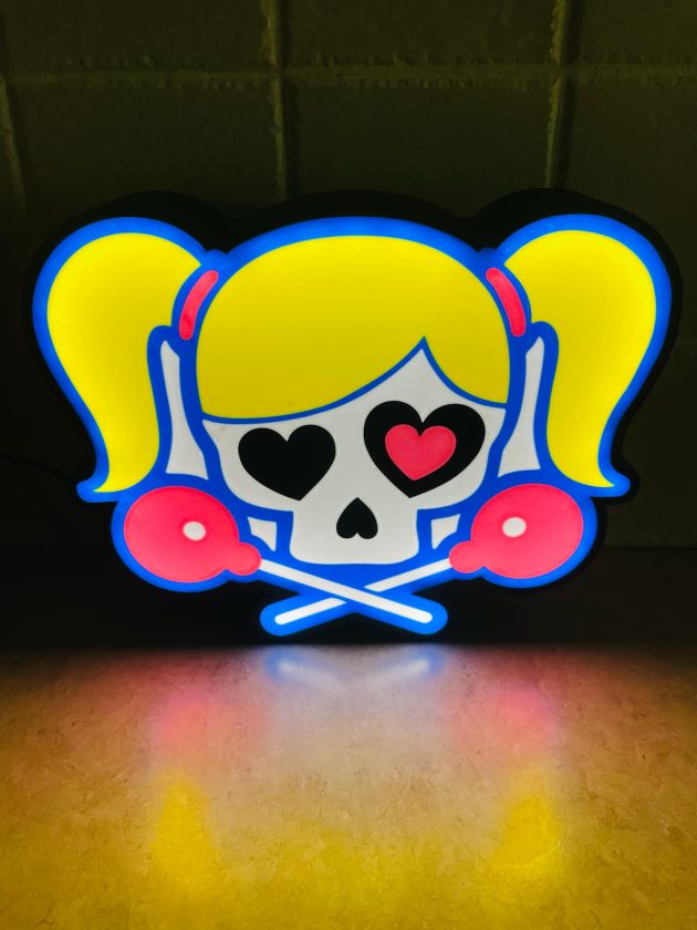 Lollipop Chainsaw Light Box