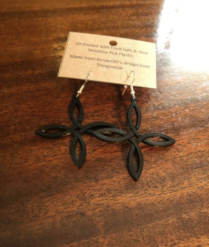Celtic Cross 4 Point Earrings