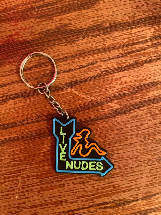 Live Nudes  Keychain
