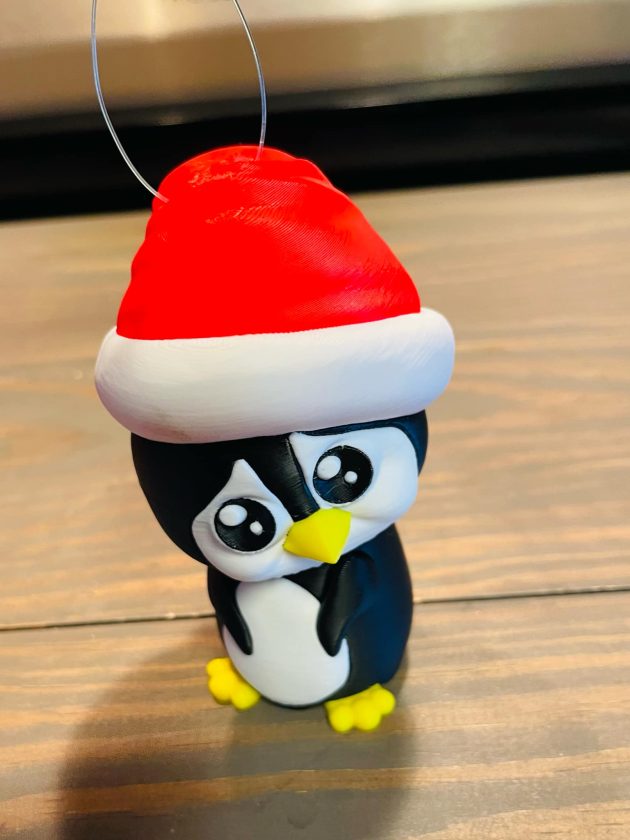 Penguin Holiday Christmas Ornament